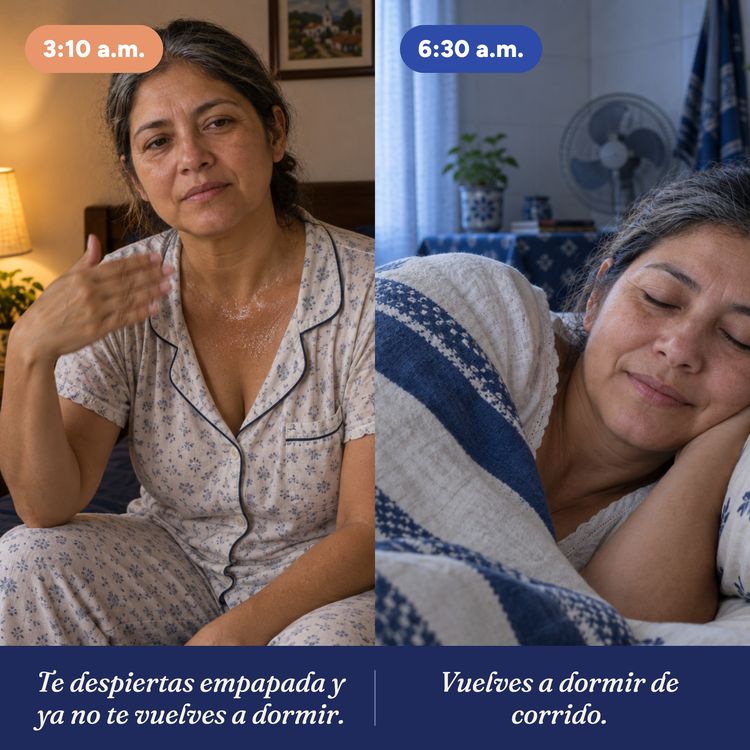 Antes y después de noche