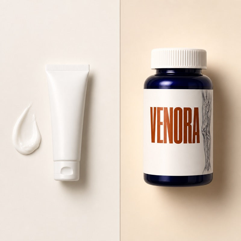 Crema por fuera frente a la cápsula que actúa por dentro