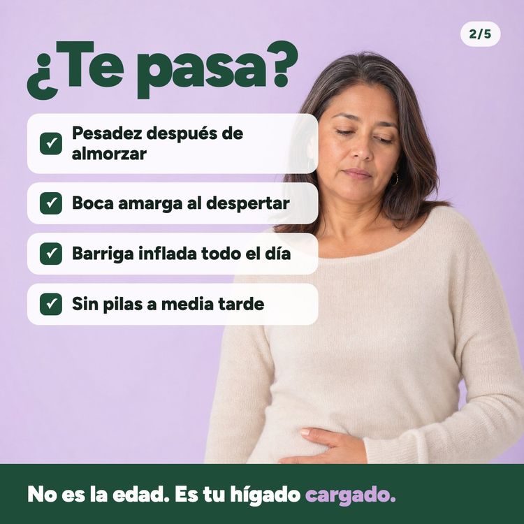 ¿Te pasa? Pesadez después de almorzar, boca amarga al despertar, barriga inflada, sin pilas a media tarde