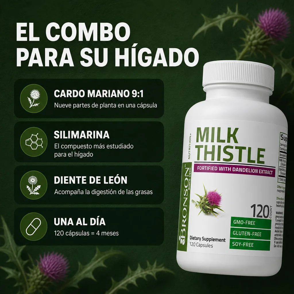 FOTO 2 · Banner beneficios: menos pesadez · más energía · hígado protegido